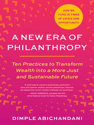 A New Era of Philanthropy - ebook